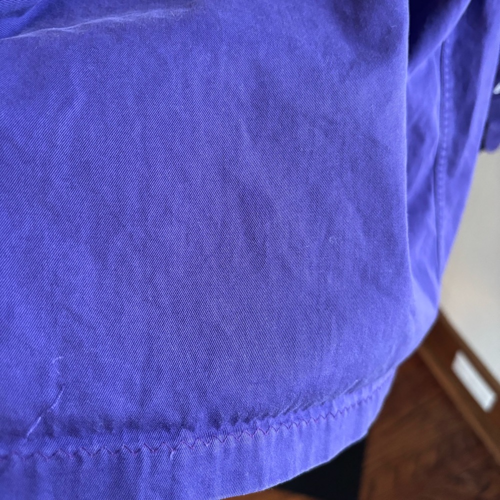 Vintage Disney Store Purple Button Up Seven Dwarfs Embroidered Shirt Women Small - Picture 6 of 10